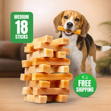 Yak Cheese Dog Chew for Medium Dogs - 3lbs, 100 Natural and Healthy Dog Treats