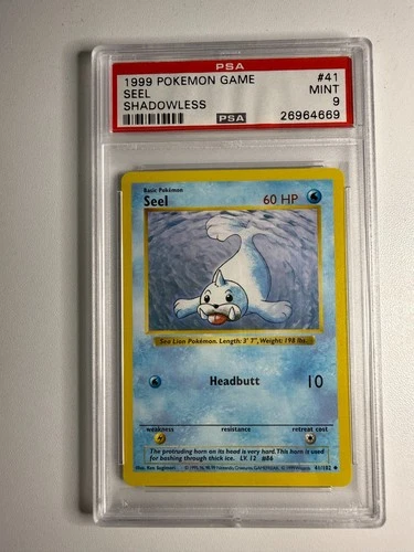 Seel 41/102 Base Set (Shadowless) PSA 9
