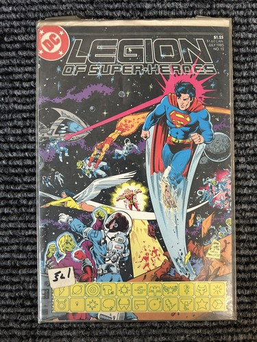 DC Comics Legion of Super-Heroes #12 1985 Superman Cover July Comic Book Bagged