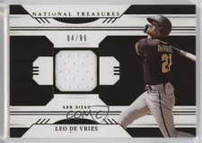 2024 Panini National Treasures Game Gear Swatches /99 Leo De Vries #GGS-LDV 1g37