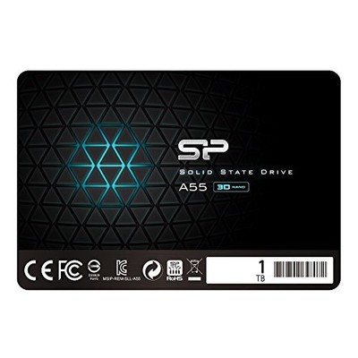 Silicon Power 1TB 3D NAND SSD SATA3 6Gb/s 2.5-inch 7mm PS4 Compatible A55 Series