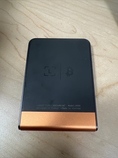 Ledger Flex Crypto Hardware Wallet E INK TOUCH SCREEN model 0908 Used Orange