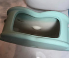 Aida & Jade Aqua Blue Ceramic Flower Daisy Vase — photo 4