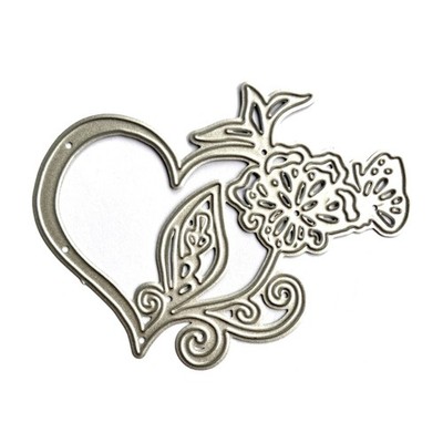 Heart Flower Cutting Dies Embossing Template Stencil Scrapbooking Die Cuts Mold