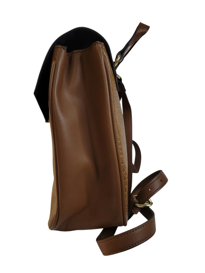 Mini Mochila Tommy Hilfiger Marrón y Azul Marino Foto 4 de 4