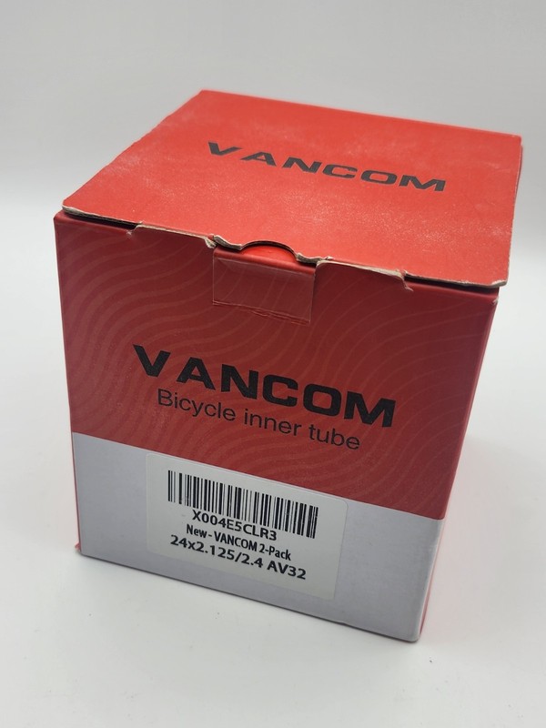  Vancom 2pk. Heavy Duty Bicycle Inner Tube 24x2.1/2.4 AV32