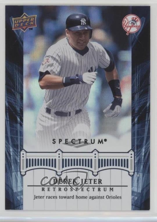 2008 Upper Deck Spectrum Derek Jeter Retrospectrum Derek Jeter #DJ52 HOF fm0