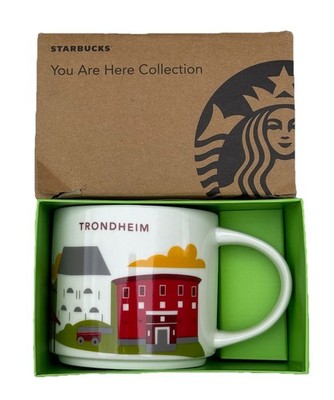 Starbucks You Are Here 14oz Mug - TRONDHEIM, Norway YAH NEW | eBay