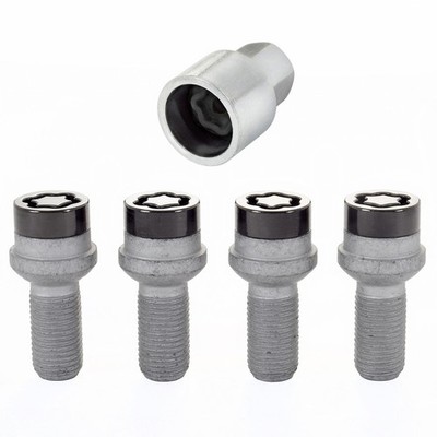 McGard Wheel Lock Bolt Set For Mercedes-Benz S550/S600 2009-2017 4 Pack | Black