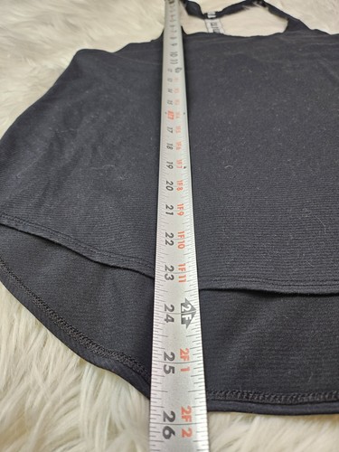 Nike Dri-Fit Tank Top Damen (S) schwarz Just Do It Racerback Sport Gym Shirt - Bild 5 von 7