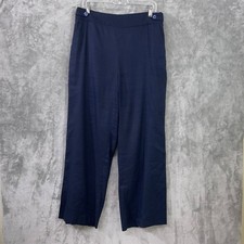 Talbots Women's Navy Blue Pants Size 12P Petite Dress Career Trousers