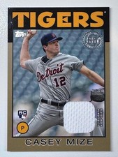 2021 Topps Baseball Series 2 1986 Gold Game Jersey #86BR-TSK TARIK SKUBAL 44/50