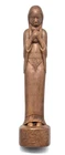 Vtg Frankoma Willard Stone Indian Maiden Rabbit Pottery Figurine Southwest 12.5"