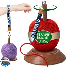 BARVA 2 in 1 Upgraded Table Chunky Yarn Holder 22 Lb and Mini Wri