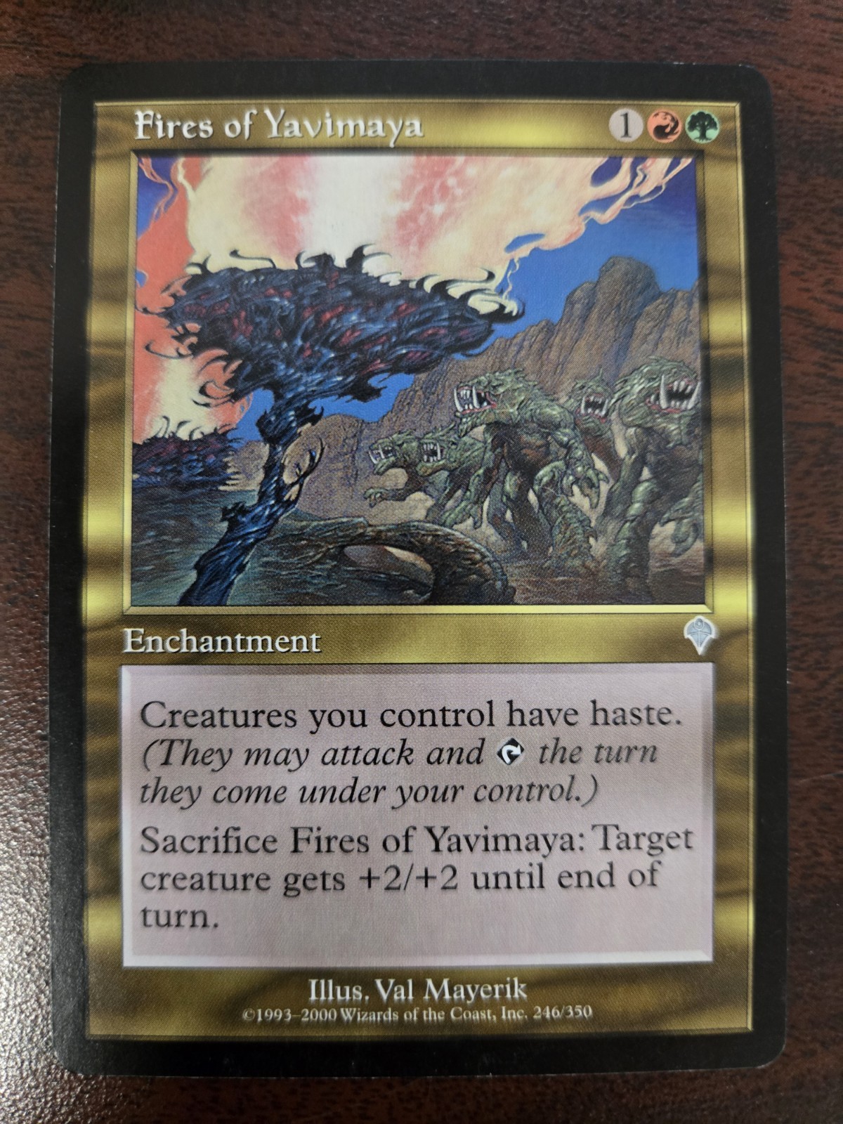 Fires of Yavimaya NM Invasion MTG FREE SHIPPING