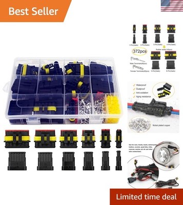 Pcs Waterproof Automotive Electrical s Quick Connect and Disconnect Wire Term...