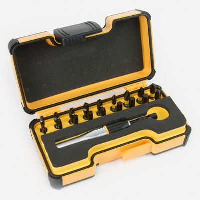 Felo Impact 19 SQ Bit Set in Box - PH/SQ/TX, 19 Pieces