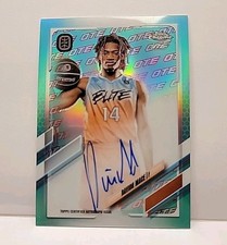 2021-22 Topps Chrome OTE Davion Mace #CA-DM2 Aqua Refractor Auto #'d 27/99 Q1
