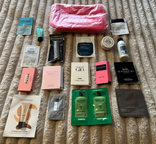 ULTA BEAUTY VARIETY SAMPLER SET-17 PIECES WITH PINK COSMETIC BAG-NWT 