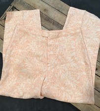 Vintage Tommy Bahama 100 Raw Silk Pants Women Sz 6 Crop Hawaiian Tropical