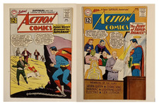 Action Comics #286, 287 Krypto Brainiac Silver Age Superman DC Comic 1962 FN