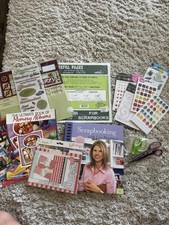 Large Scrapbook Supplies And Books Lot