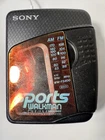 Vintage 90s Sony Sports Walkman AM/FM Mega Bass Radio WM-FS400 *Tape ISSUE READ*