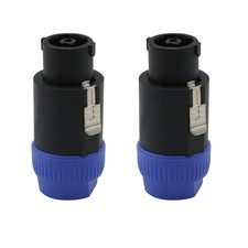 2Pack NL8FC 8 Pole Locking High-Load Speakon Connector Replacement for Neutrik