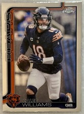 2025 Topps Chrome Football Base Caleb Williams #52 Chicago Bears