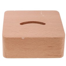 Wood Shoe Horn Stand Shoehorn Base Wooden Shoe Horn Display Storage Holder