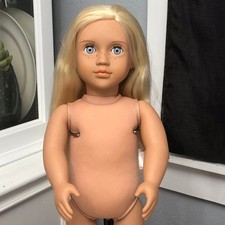 Our Generation Battat Doll Freckles Blonde Hair Blue Eyes 18" in Doll ONLY