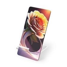 Yellow Rose Illustration Mobile Stand  Phone Display Stand