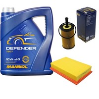 SCT Inspektionspaket 5L Mannol Defender 10W-40 FüR Peugeot 307 1.6 16V 1.4