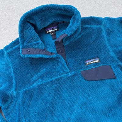 Patagonia Re-Tool Snap-T Pullover Womens XS Blue Fleece Outdoor Hiking Gorpcore