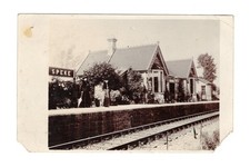L936 UK GB - Speke 1920 Liverpool - Railway Station - RPPC Postcard - Faults -