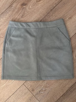 Vero Moda Bleistiftrock kurz hellblau  Polyester Reißverschluss Größe M Damen