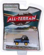 GreenLight 1:64 1971 Jeep CJ5 All terrain Jeep 35130-B Car Model  For Boys Gifts