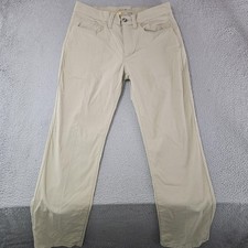Eddie Bauer Travex Pants Mens 33x30 Khaki Stretch Lightweight Hiking Outdoor