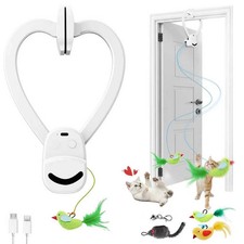 CATPICK Interactive Cat Toys for Indoor Cats Automatic Electric Flying Bird F...