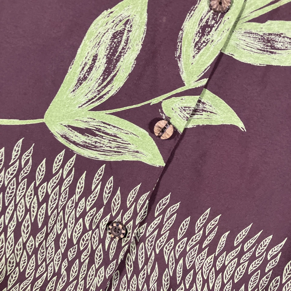 Blusa David Dart Floral Botón Mujer XL Marrón Verde Bloomcore Cottagecore Elegante Foto 2 de 4