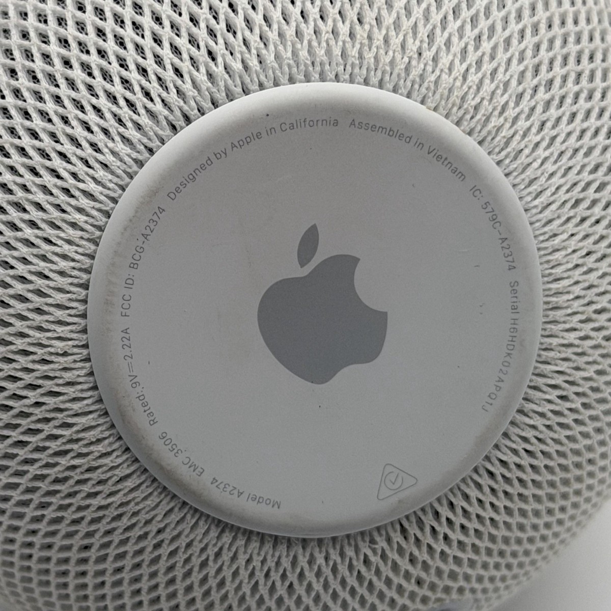 Apple HomePod Mini With Siri Assistant Smart Speaker White A2374