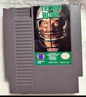 Tecmo Bowl (NES, Nintendo Entertainment System) Tested Working Authentic