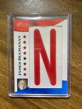 2009 Topps American Heritage James Buchanan Presidents Patches 
