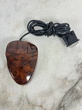 Vintage Logitech MouseMan Sensa, Wurzelholz-Design serial wood grain mouse RARE