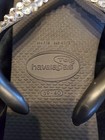Havaianas Flip Flops/Sandals Women's Size 8/9 Black w/Rhinestone Crystals NEW! — photo 2