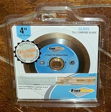 FlorCraft 4" Glass Tile Diamond Blade ~Designed For Glass Tile~ #709-3979