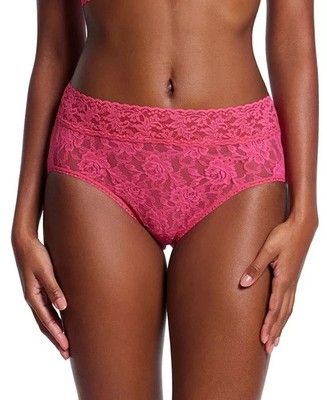 Hanky Panky Daily Lace CHEEKY BRIEFS color Morning Glory Pink size M NEW