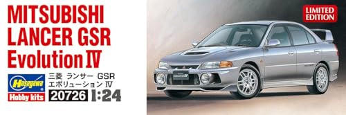 Hasegawa 1/24 MITSUBISHI LANCER GSR Evolution IV Model Kit 20726