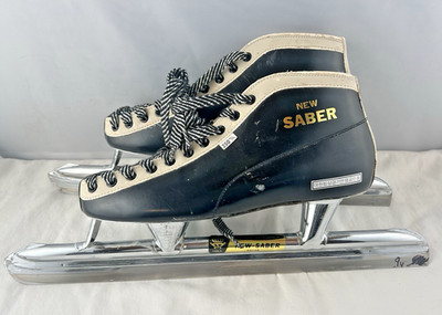 Vintage New Saber Racer Speed Skates Ice Skates Size 250mm