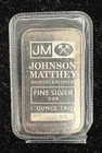 Vintage TD BANK 1 Oz .999 Silver JM Assayers Refiners Bar